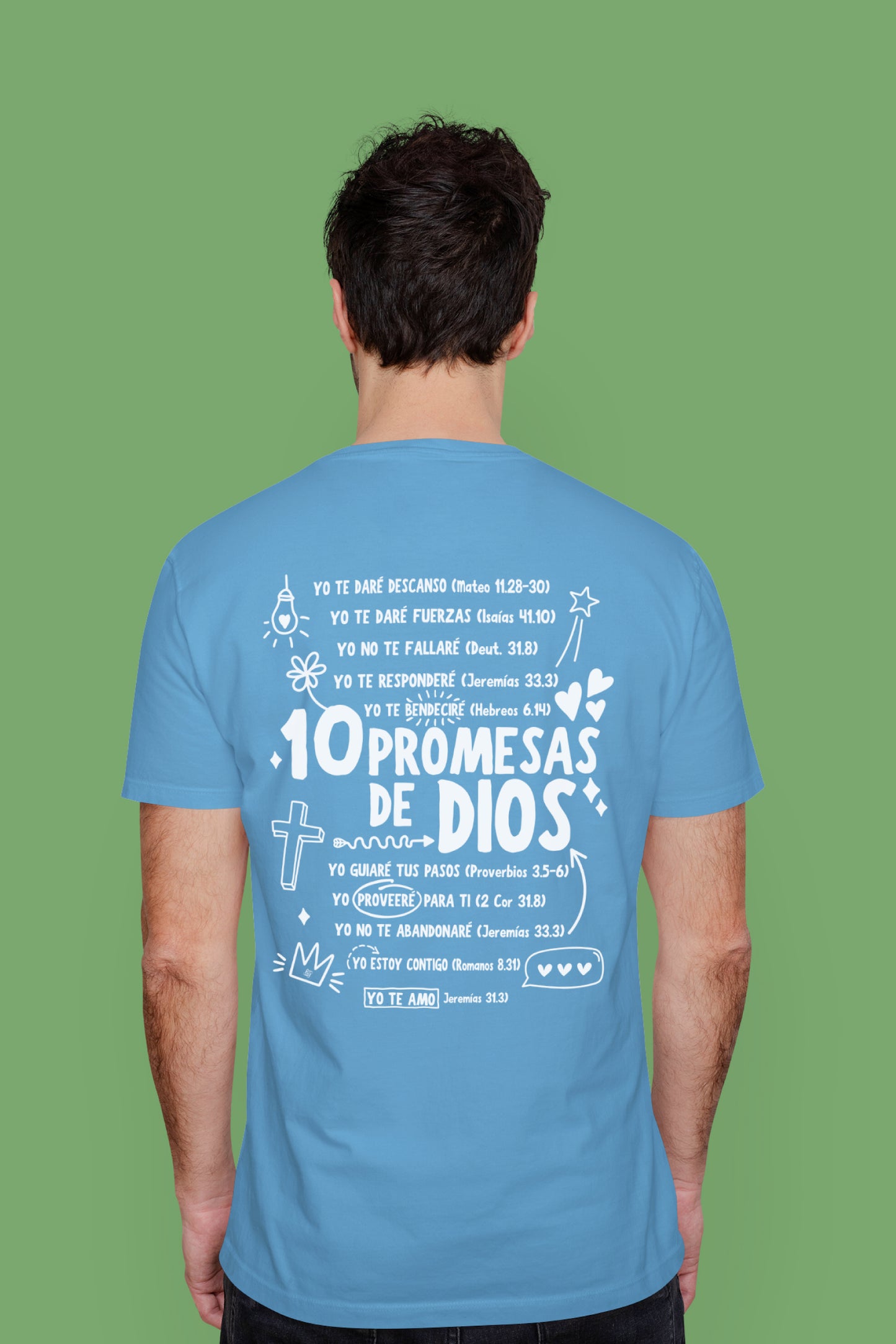 Playera Cristiana 10 Promesas de Dios | Xtomorfosis