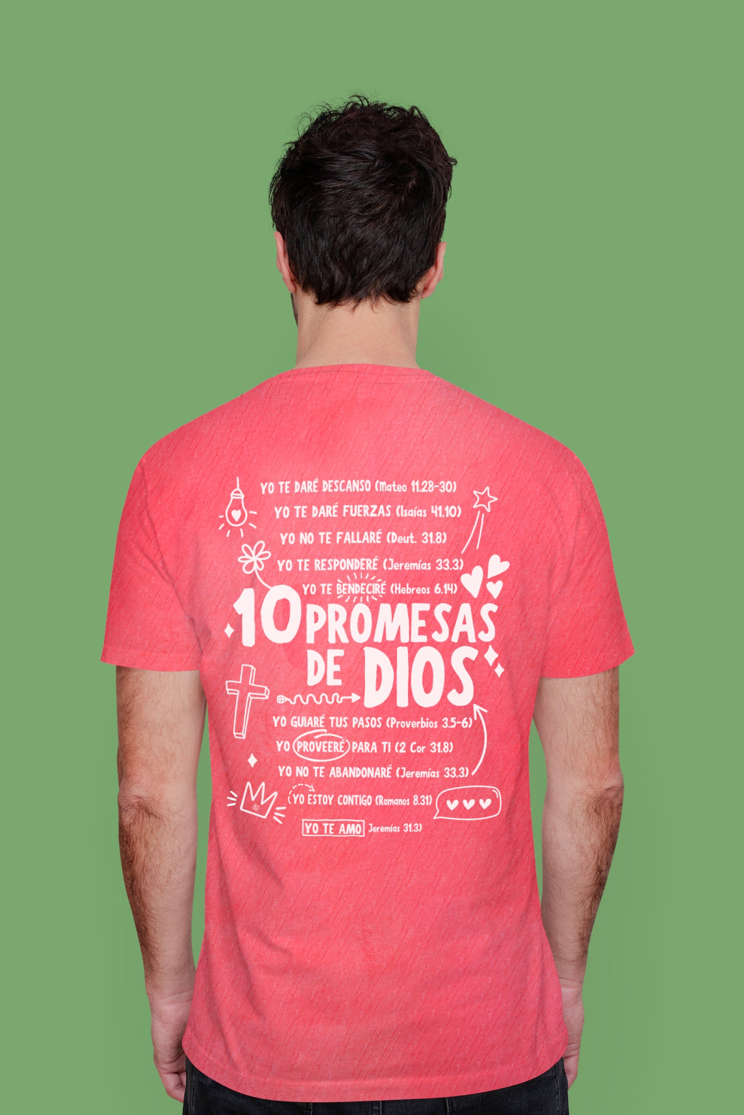 Playera Cristiana 10 Promesas de Dios | Xtomorfosis