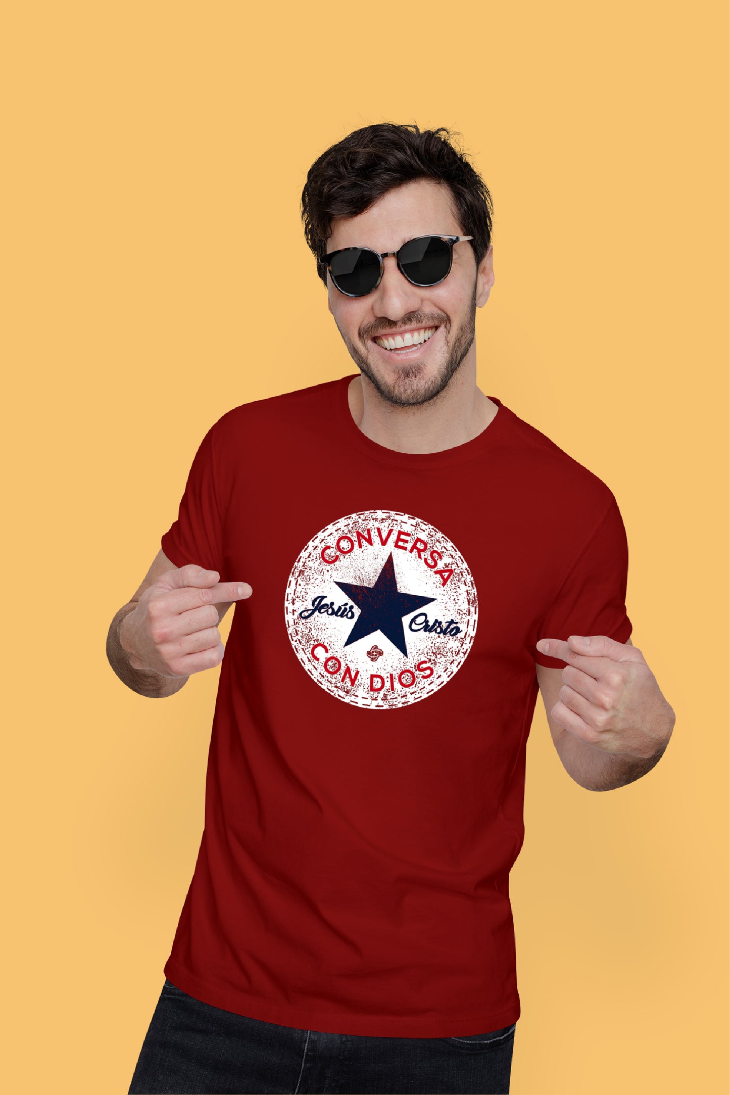 Playera Cristiana Conversa con Dios | Xtomorfosis