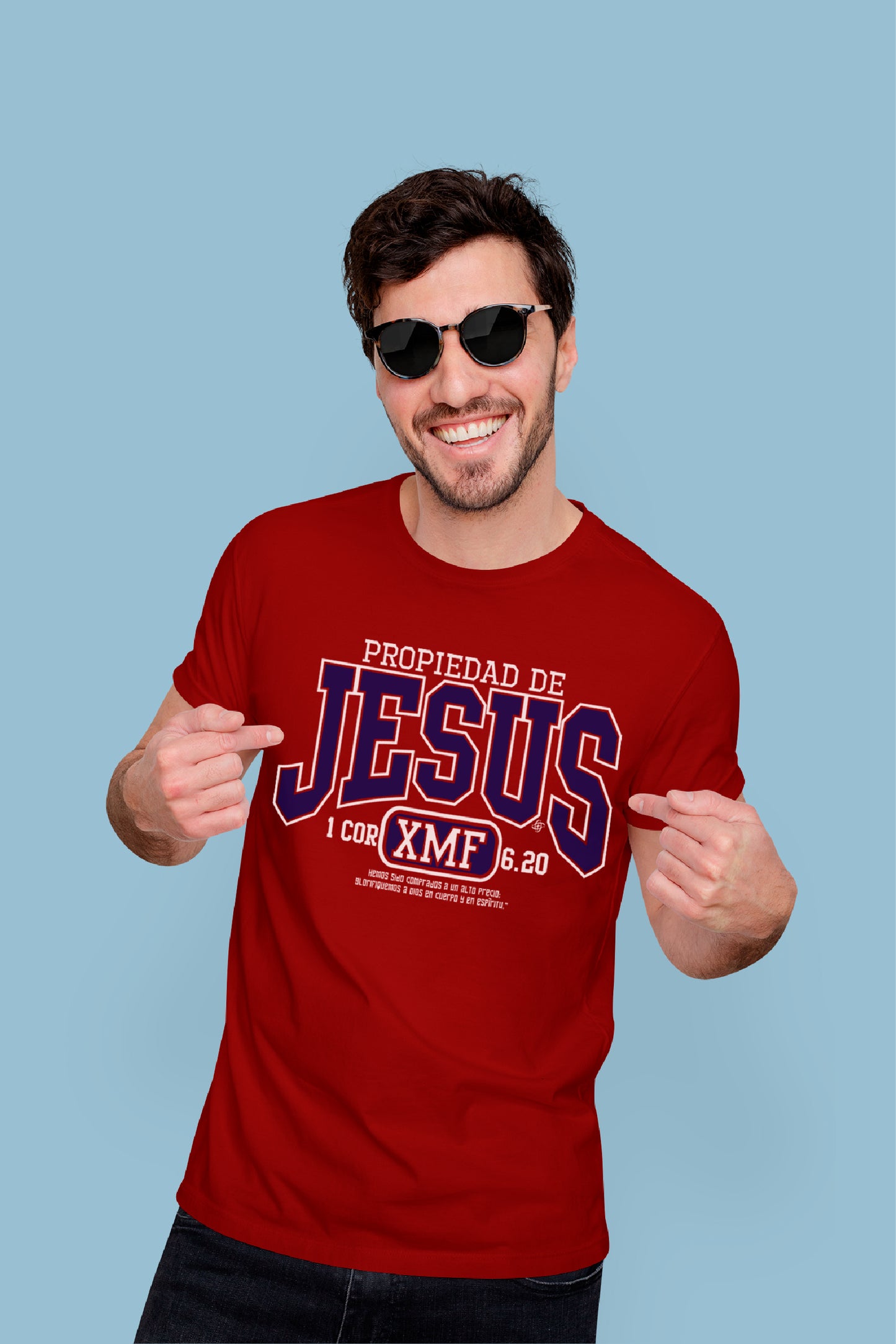 Playera Cristiana Propiedad de Jesús | Xtomorfosis