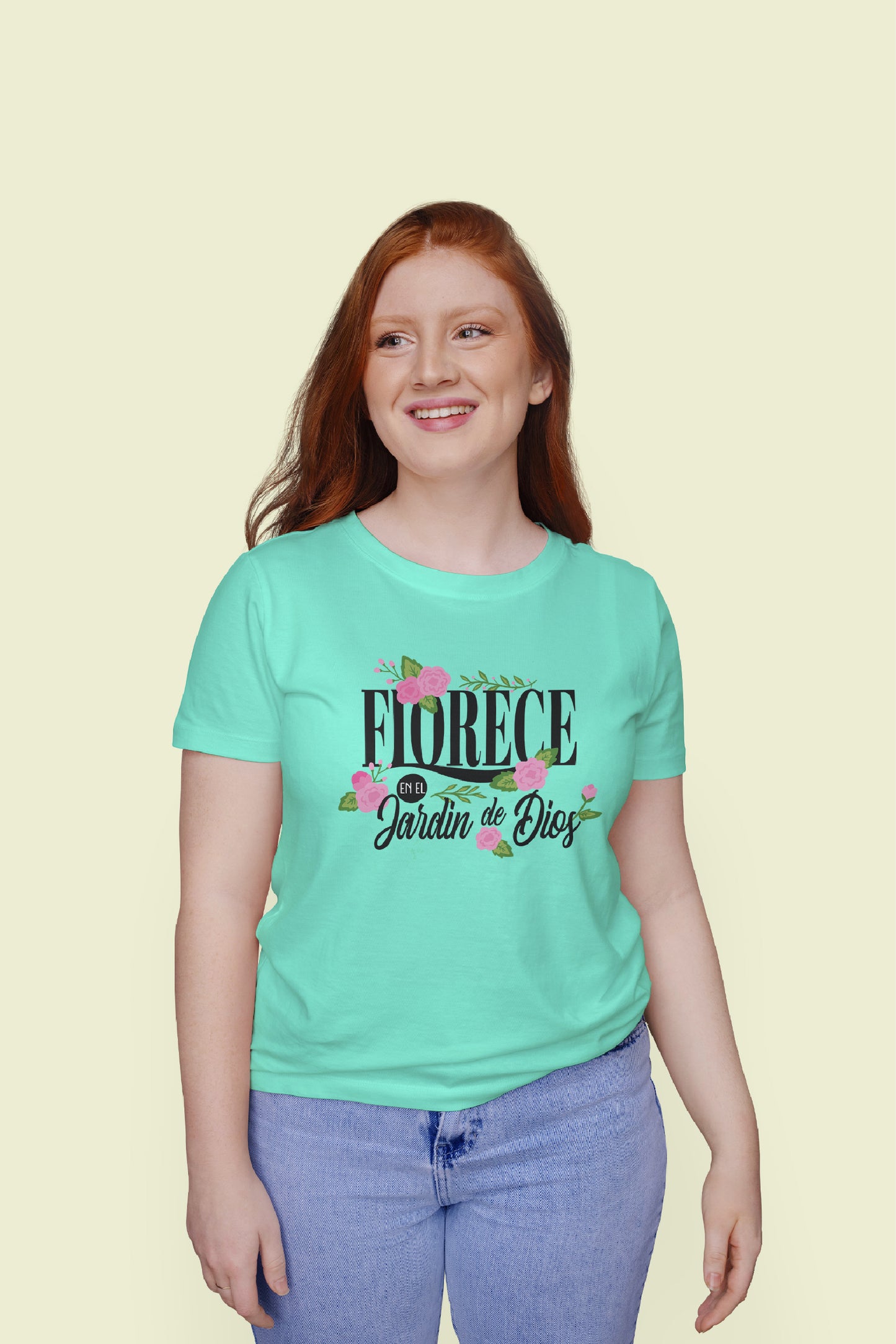 Playera Cristiana Florece en Dios | Xtomorfosis Dama