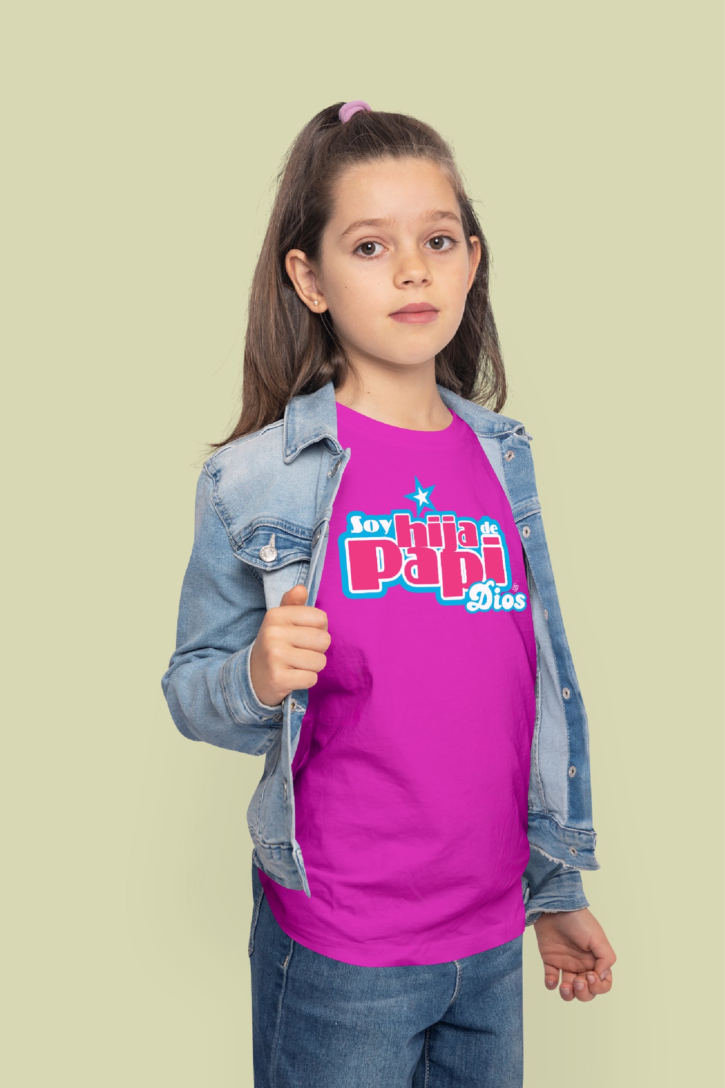 Playera Cristiana Infantil Hija de Papi | Xtomorfosis Niños