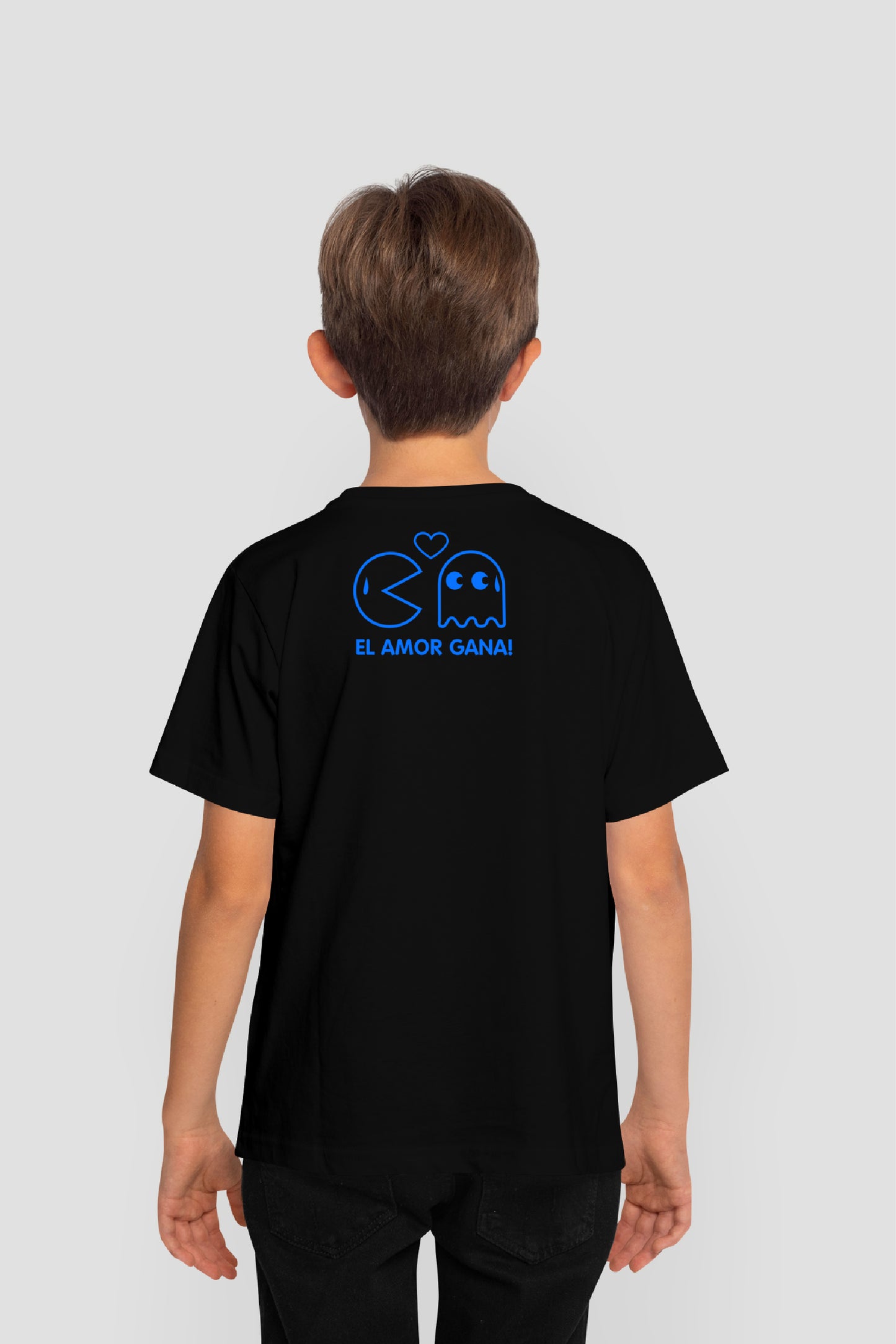 Playera Cristiana Infantil Pacman Ama a tus Enemigos | Xtomorfosis Niños
