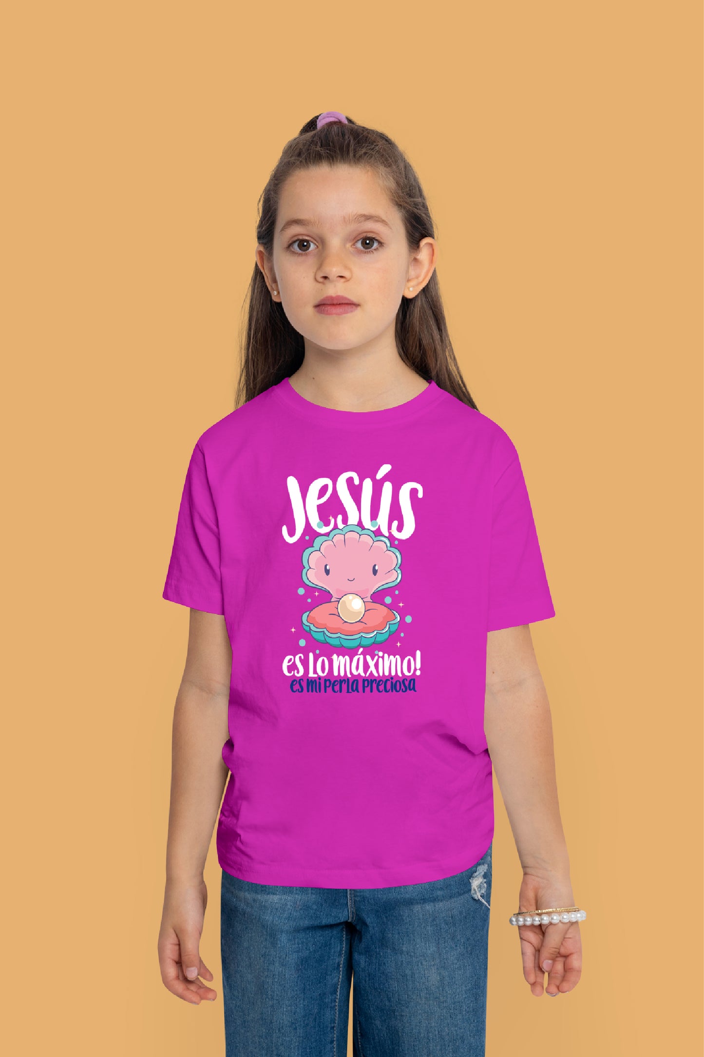 Playera Cristiana Infantil Perla | Xtomorfosis Niños