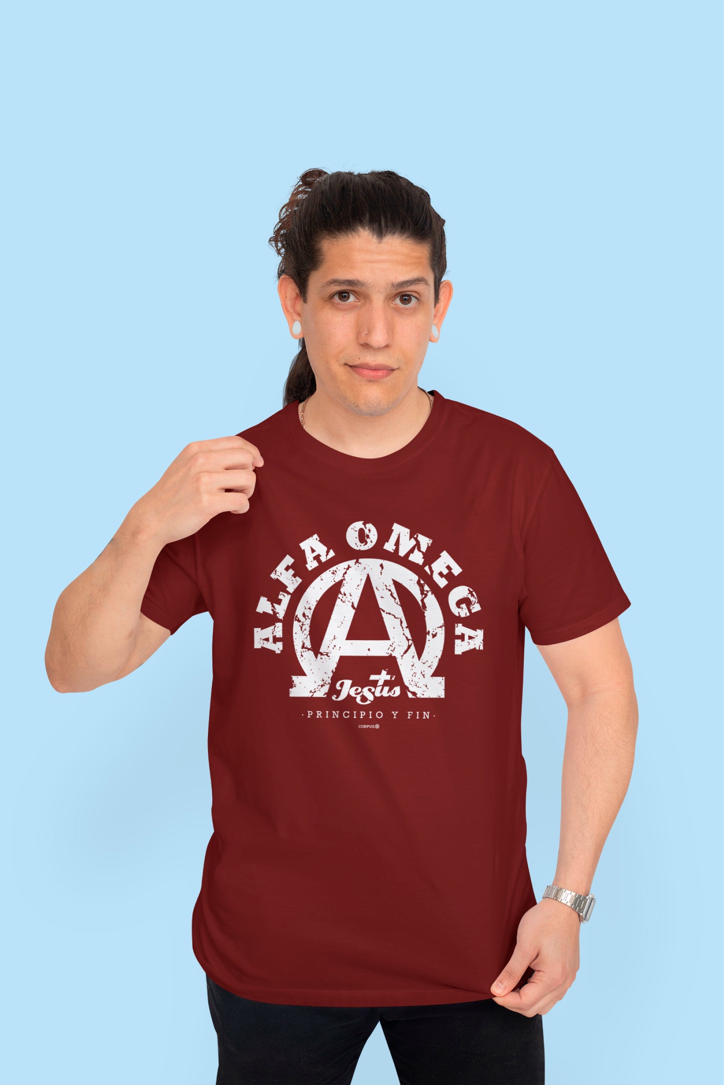 Playera Cristiana Alfa y Omega Jesús | Xtomorfosis