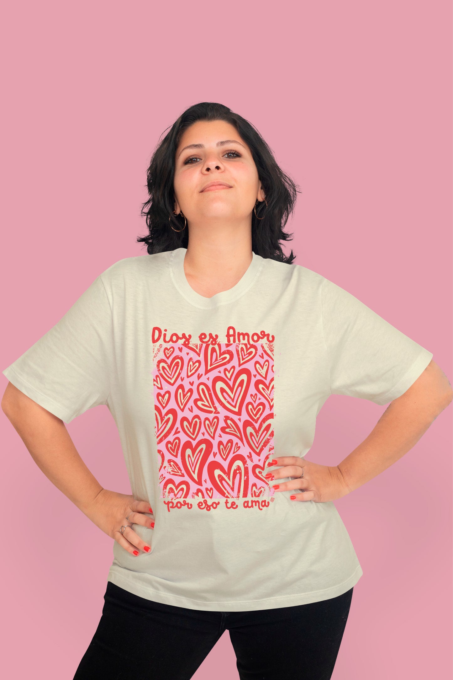 Playera Cristiana Dios es Amor | Xtomorfosis Dama
