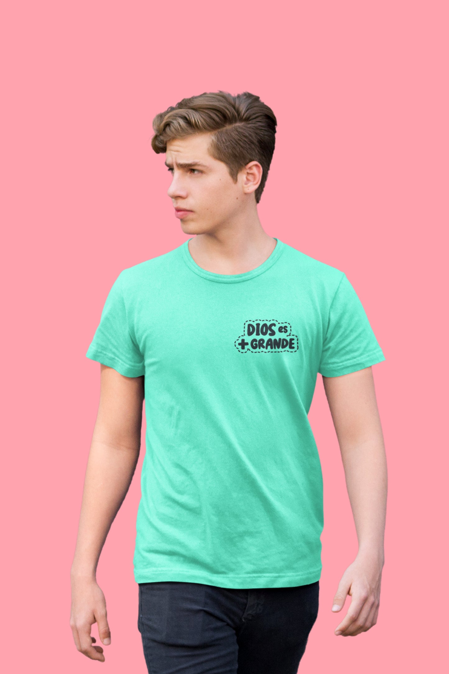 Playera Cristiana Dios es Más Grande | Xtomorfosis