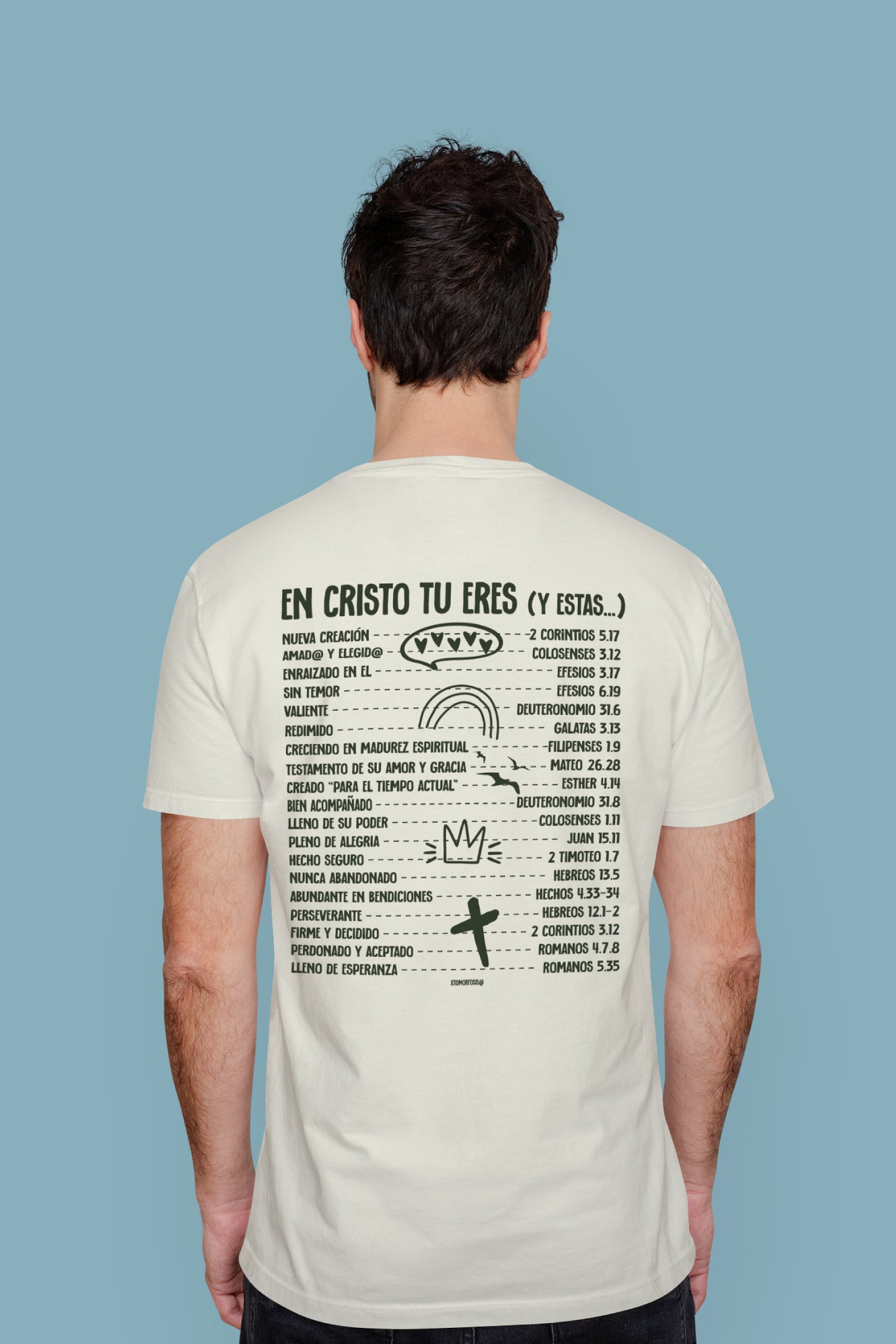 Playera Cristiana En Cristo | Xtomorfosis