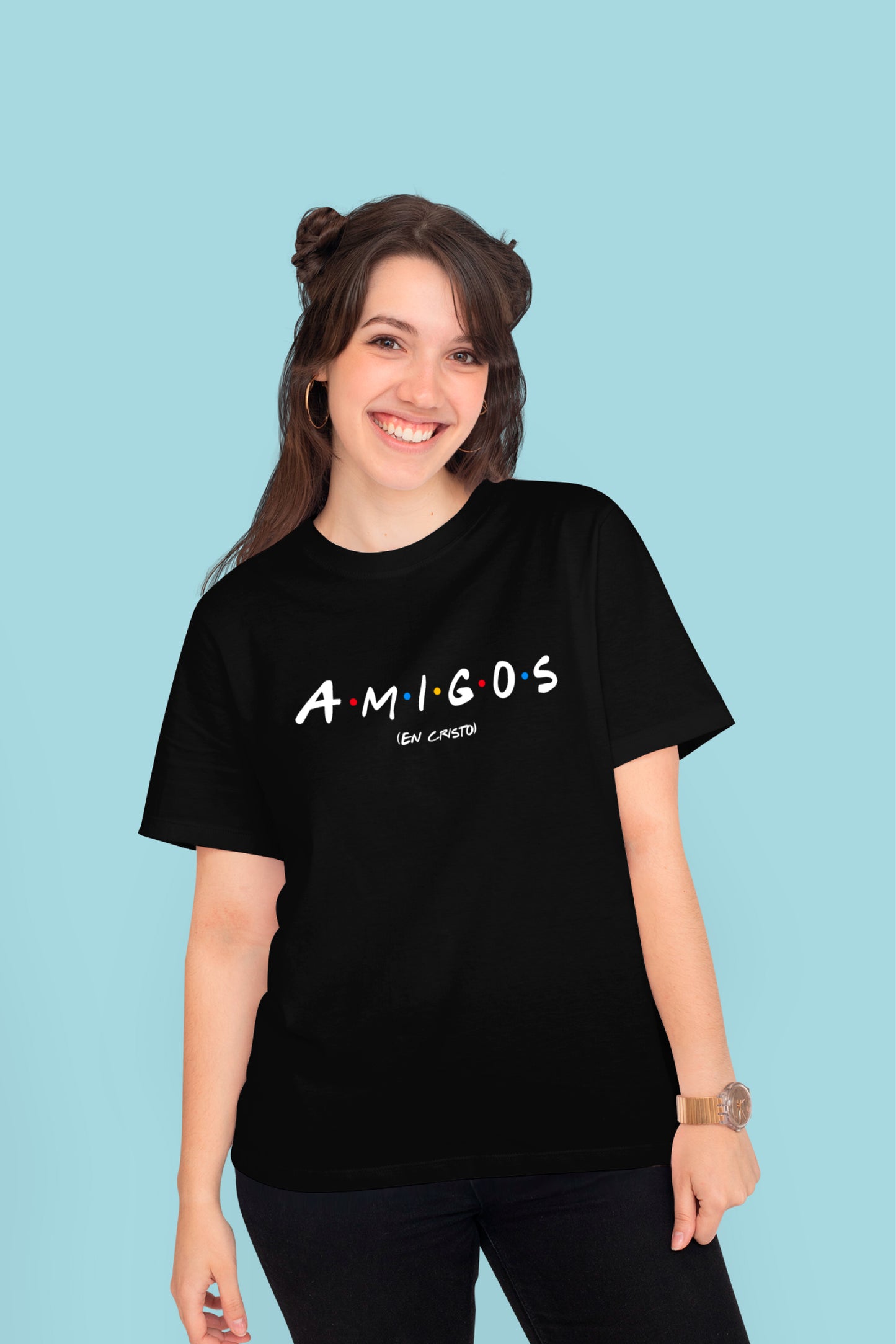 Playera Cristiana Amigos en Cristo | Xtomorfosis Dama
