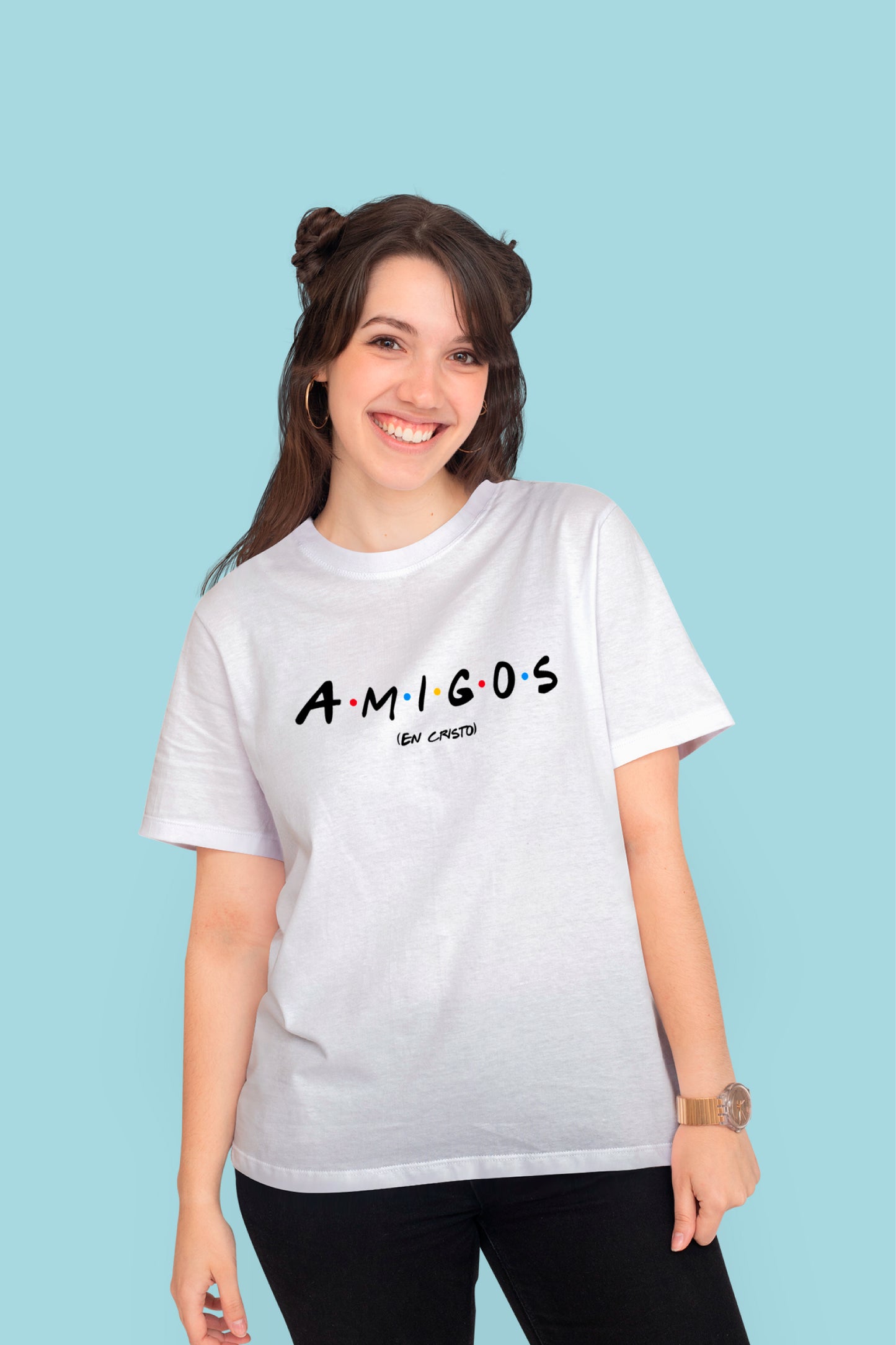 Playera Cristiana Amigos en Cristo | Xtomorfosis Dama