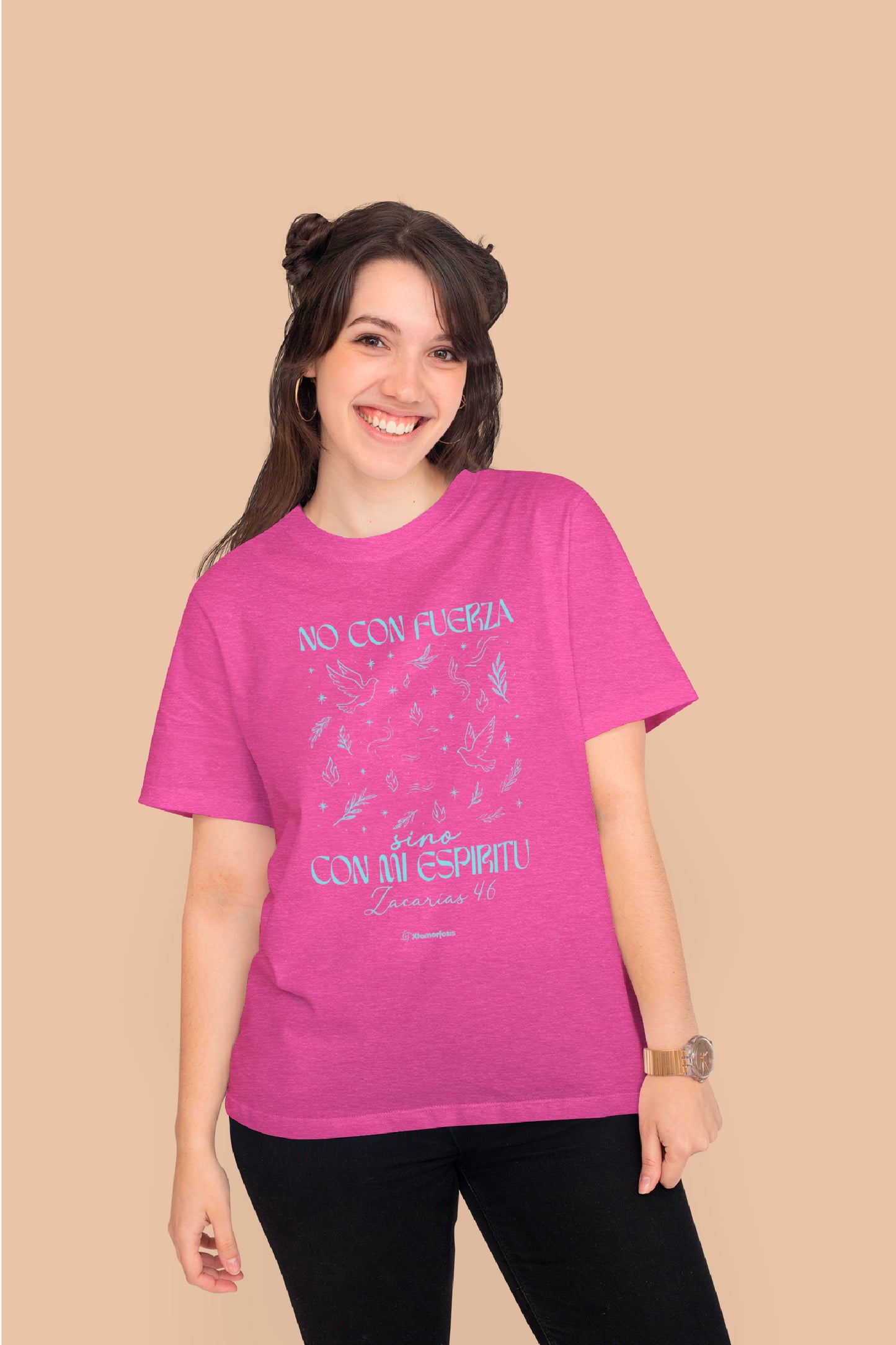 Playera Cristiana Con mi Espíritu | Xtomorfosis Dama