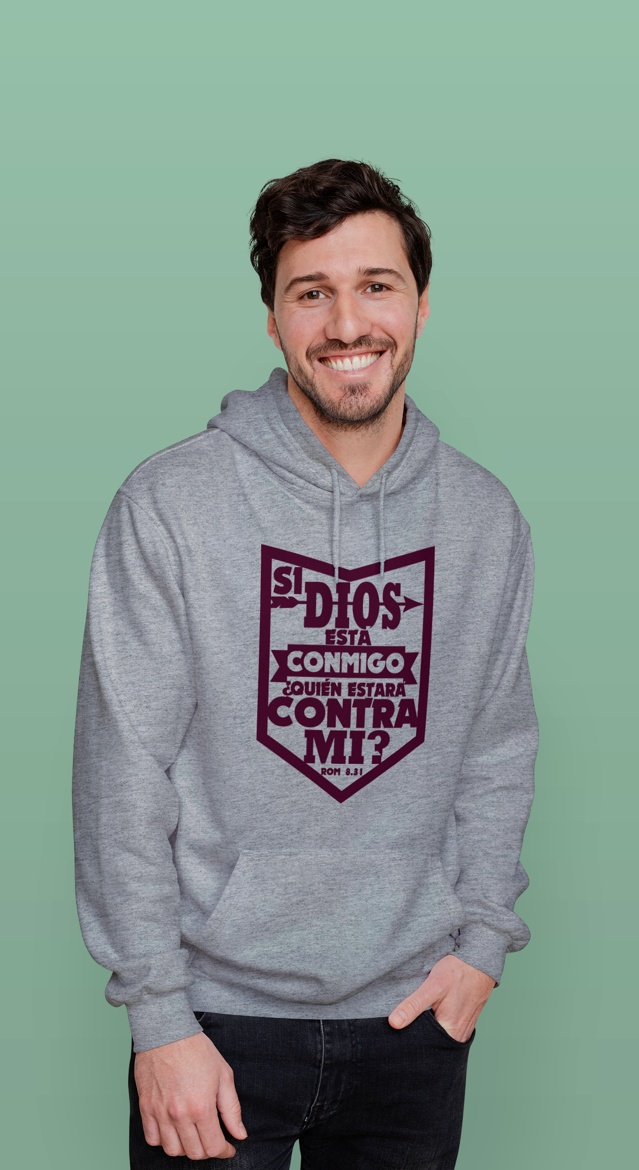 Sudadera Cristiana Conmigo | Xtomorfosis