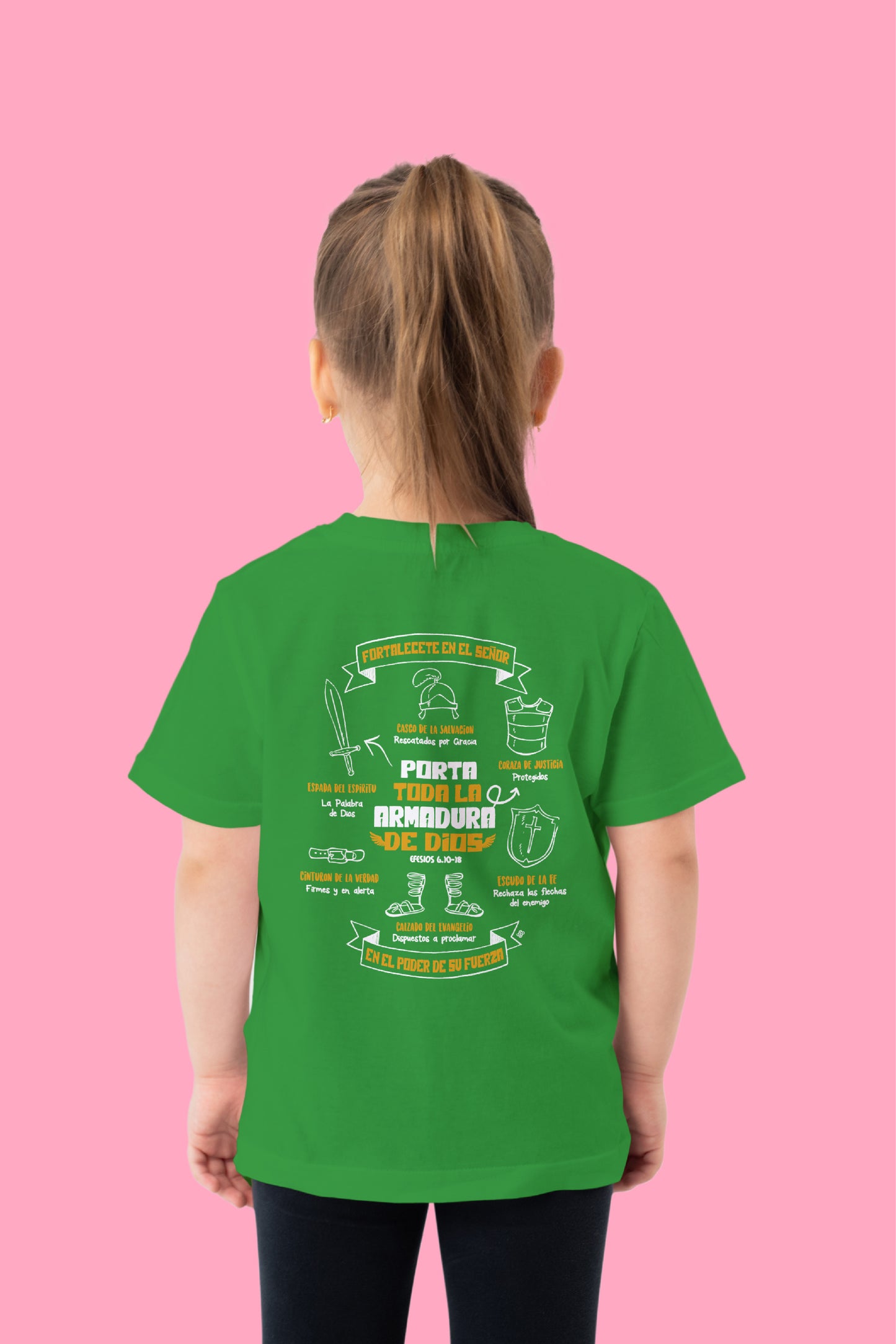 Playera Cristiana Infantil Armadura de Dios | Xtomorfosis Niños