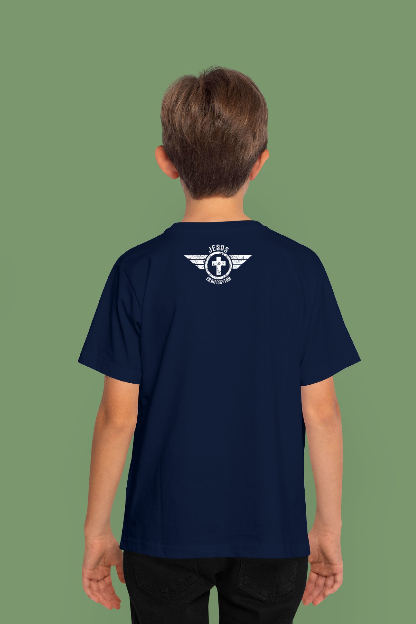 Playera Cristiana Infantil Capitán Jesús | Xtomorfosis Niños