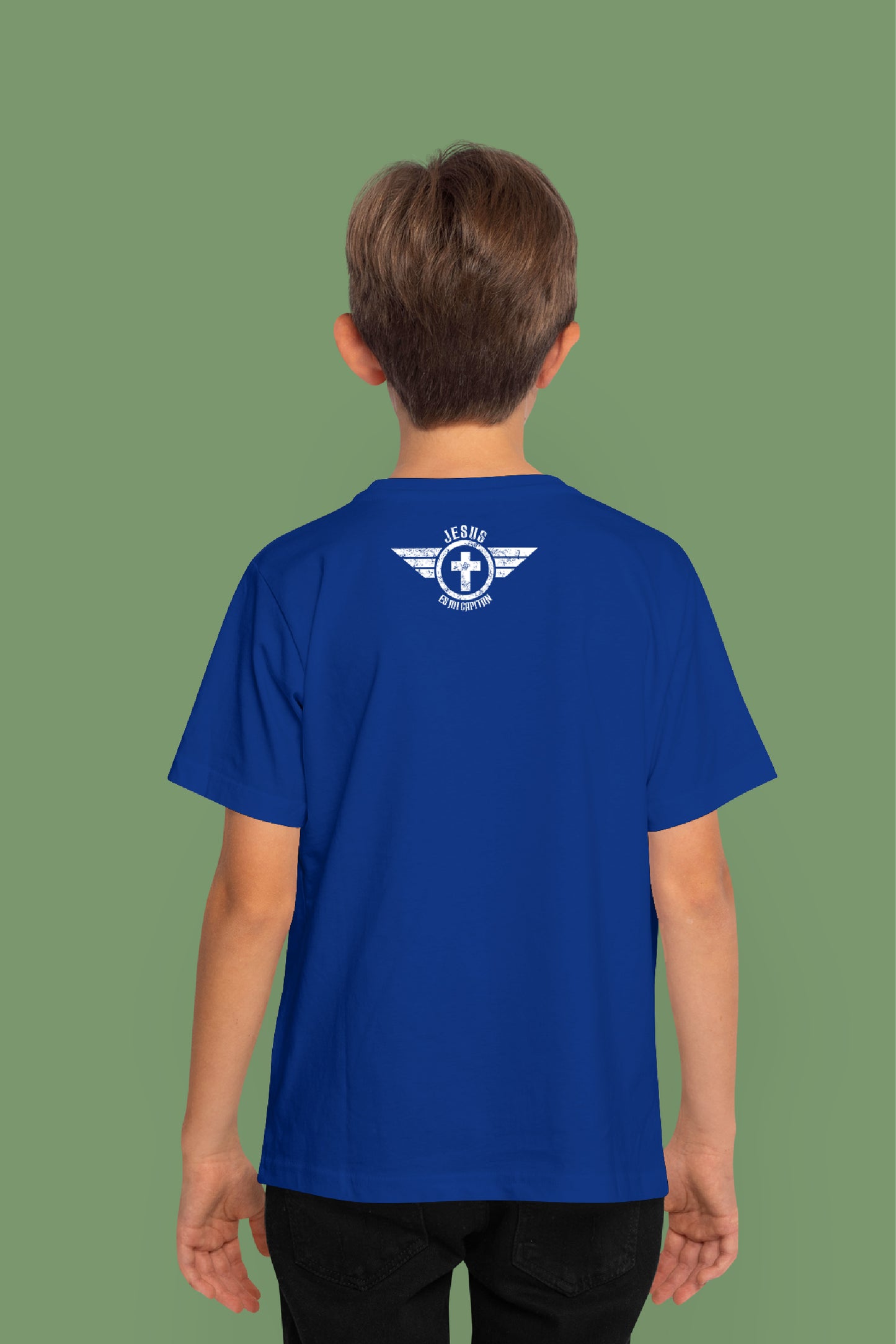 Playera Cristiana Infantil Capitán Jesús | Xtomorfosis Niños