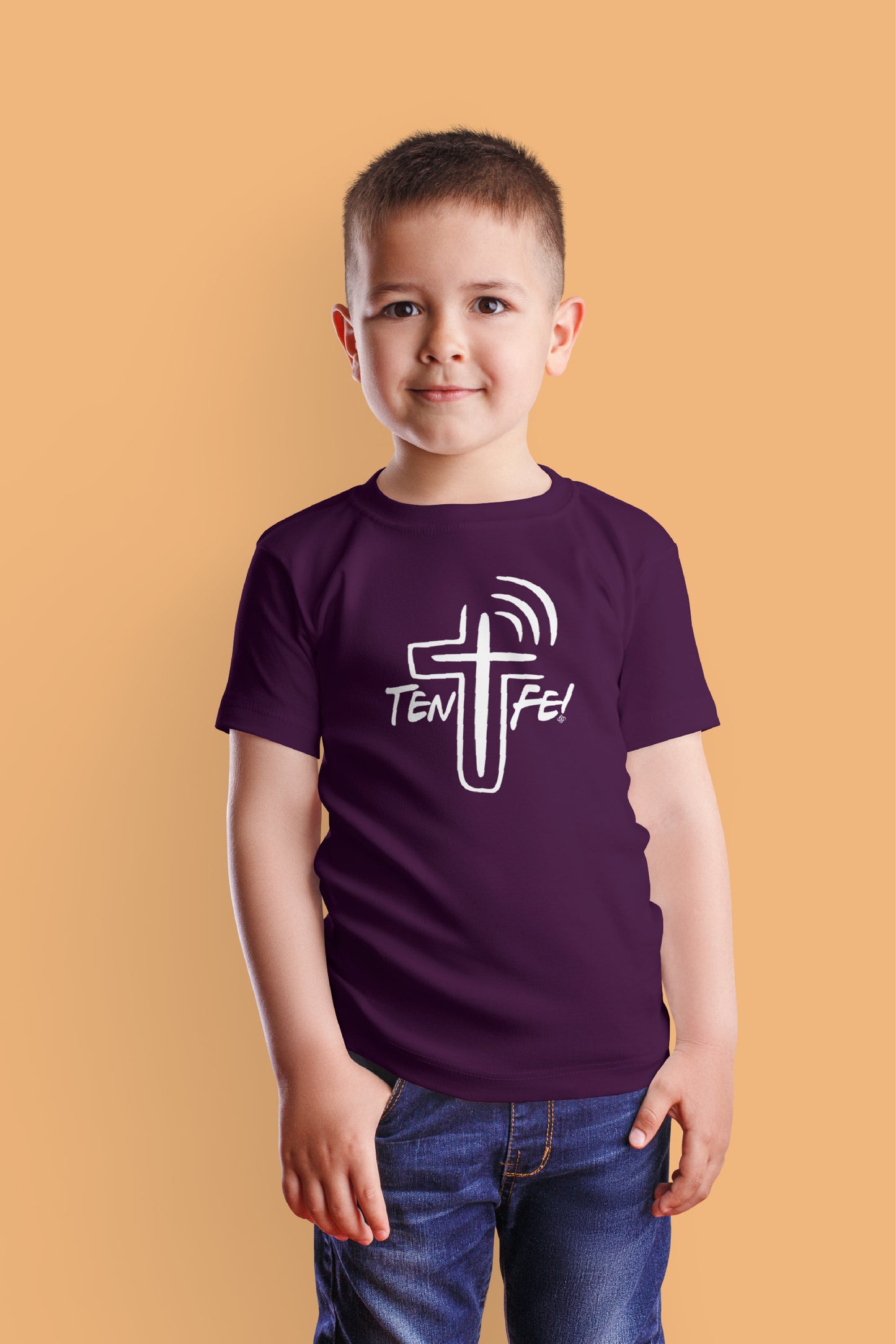 Playera Cristiana Infantil Ten Fe | Xtomorfosis Niños