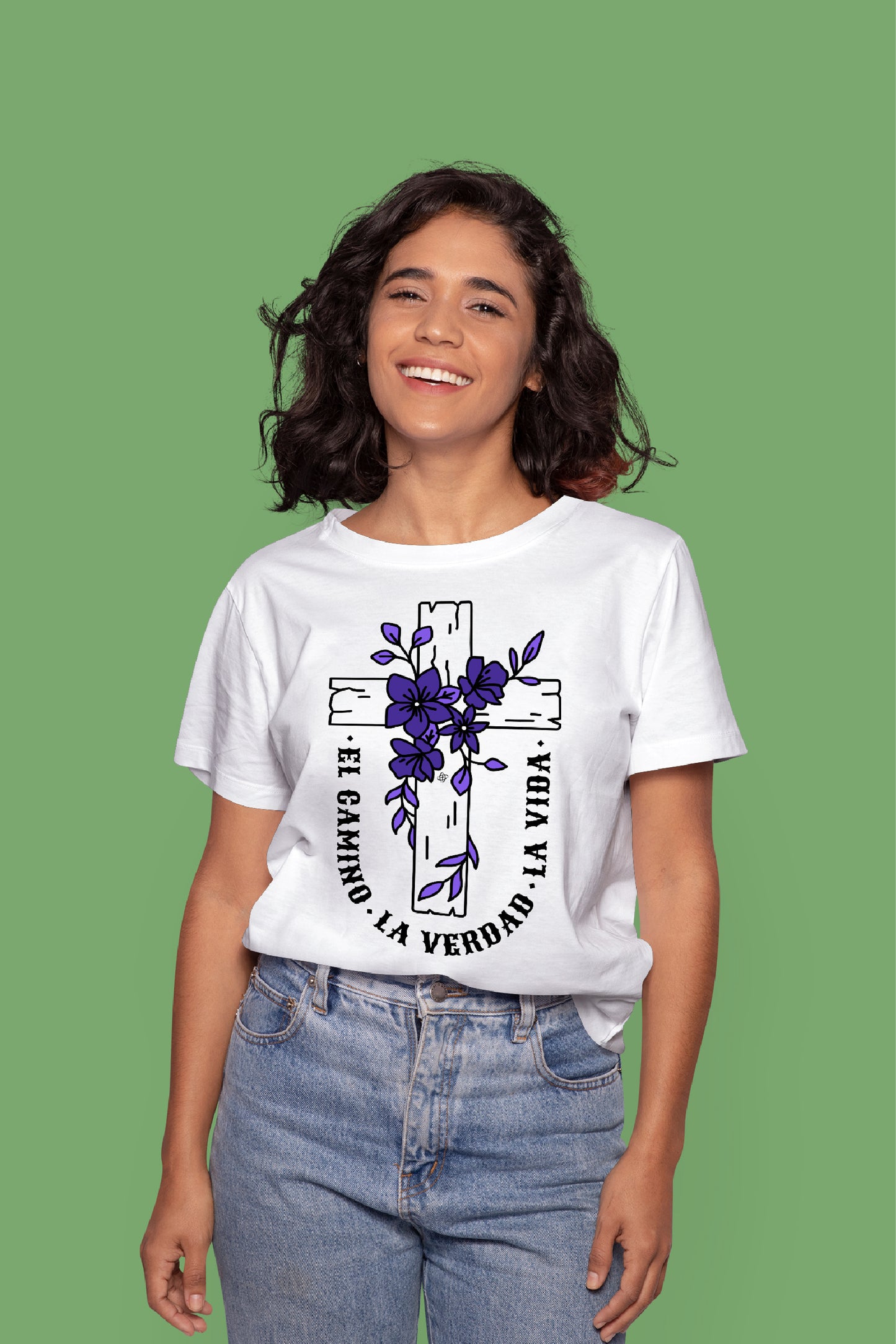 Playera Cristiana Camino Verdad y Vida | Xtomorfosis Dama