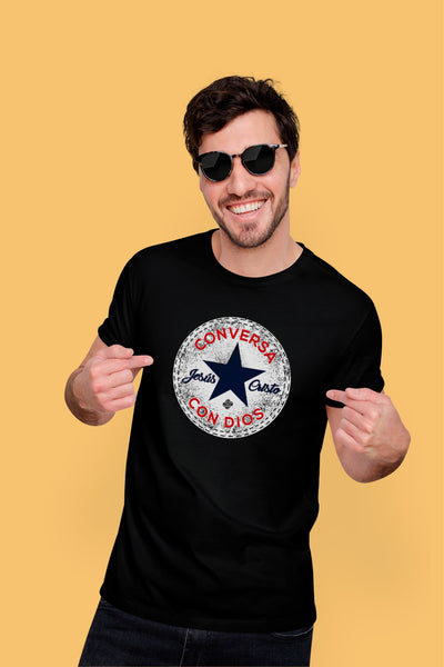 Playera Cristiana Conversa con Dios | Xtomorfosis
