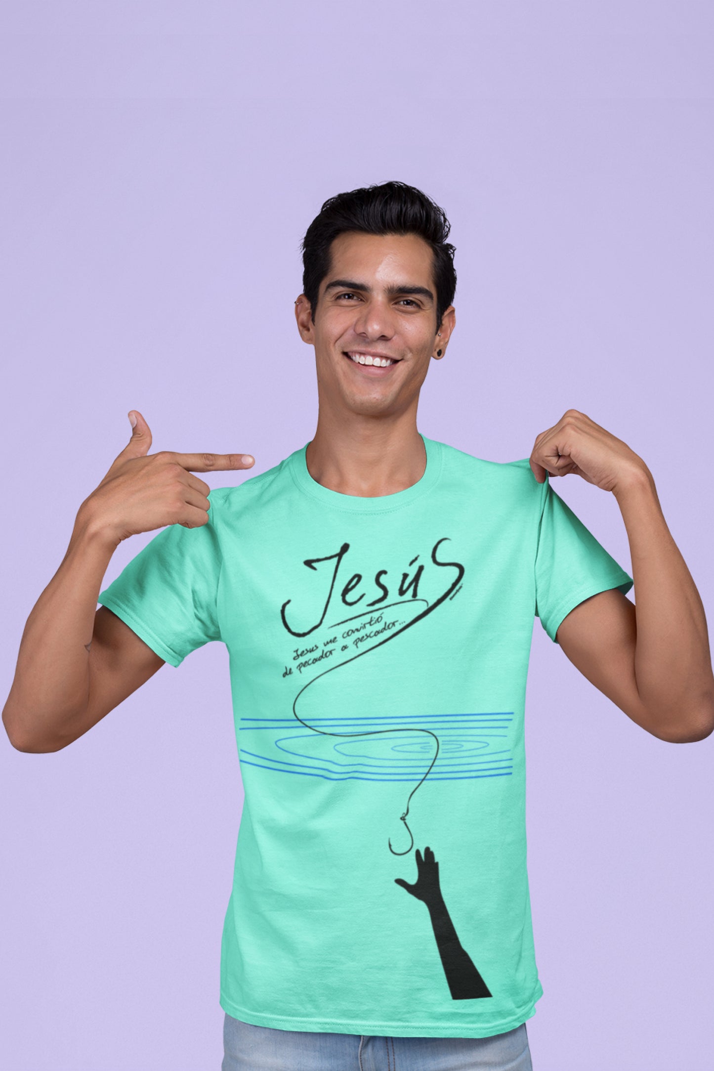 Playera Cristiana Pescador Jesús | Xtomorfosis