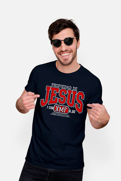 Playera Cristiana Propiedad de Jesús | Xtomorfosis