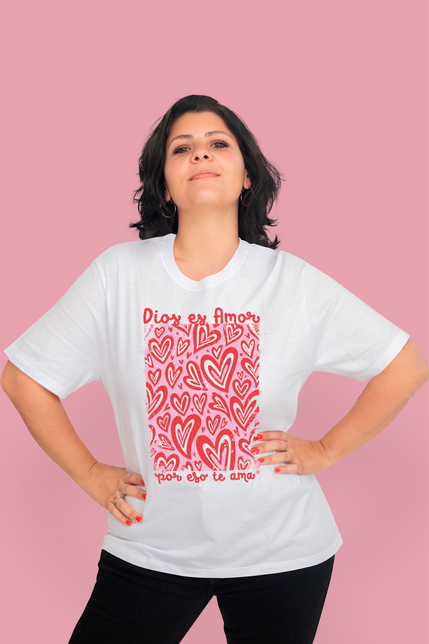 Playera Cristiana Dios es Amor | Xtomorfosis Dama