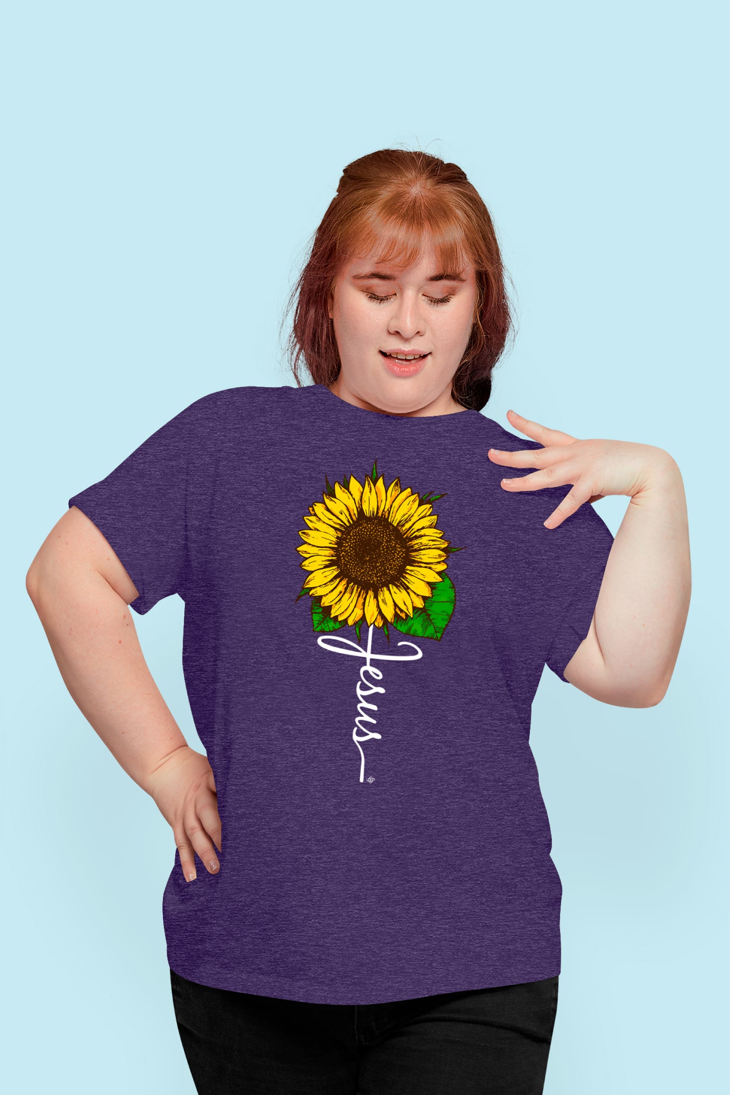 Playera Cristiana Jesús Girasol | Xtomorfosis Dama