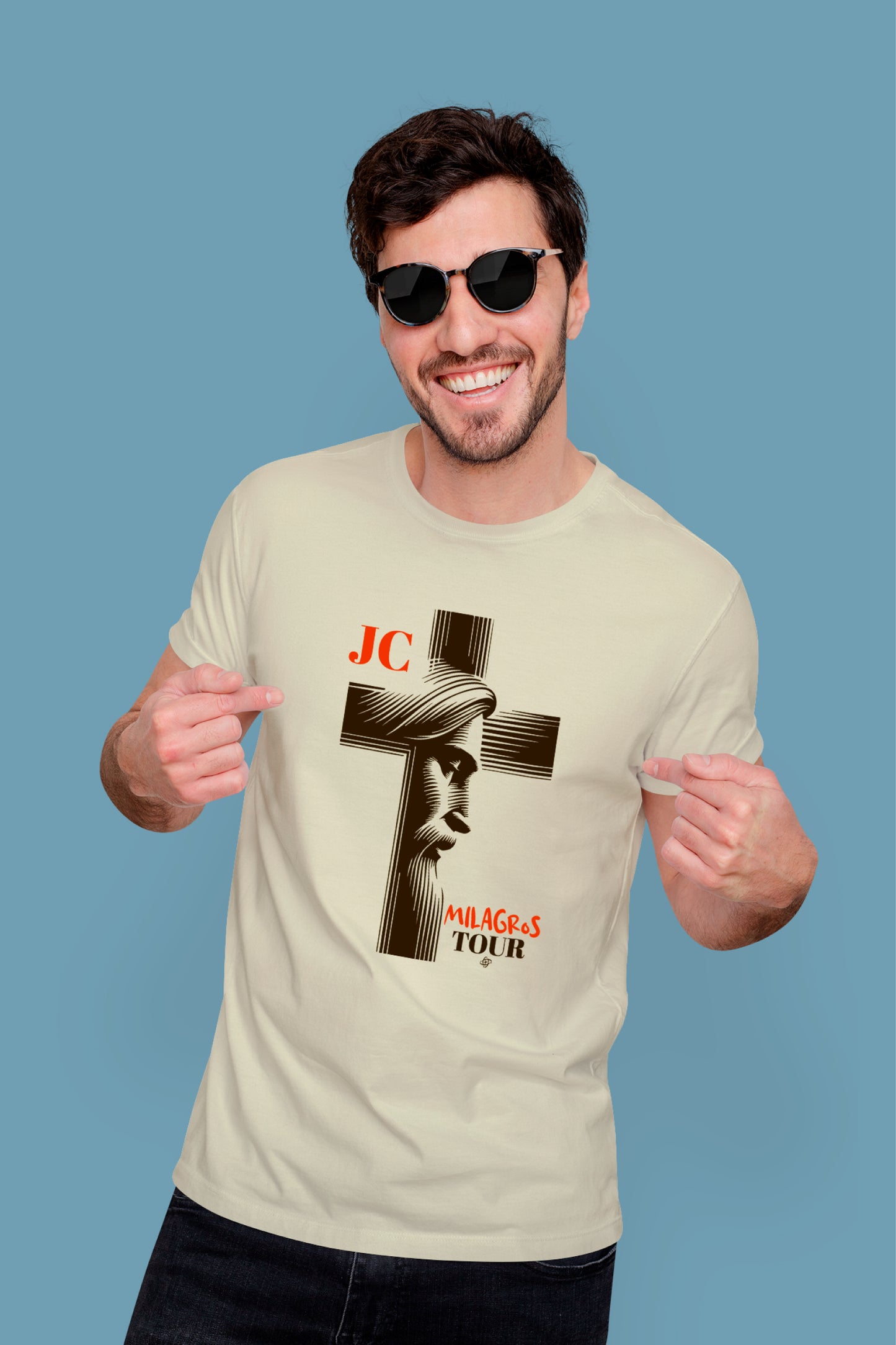 Playera Cristiana Milagros Tour Jesús | Xtomorfosis