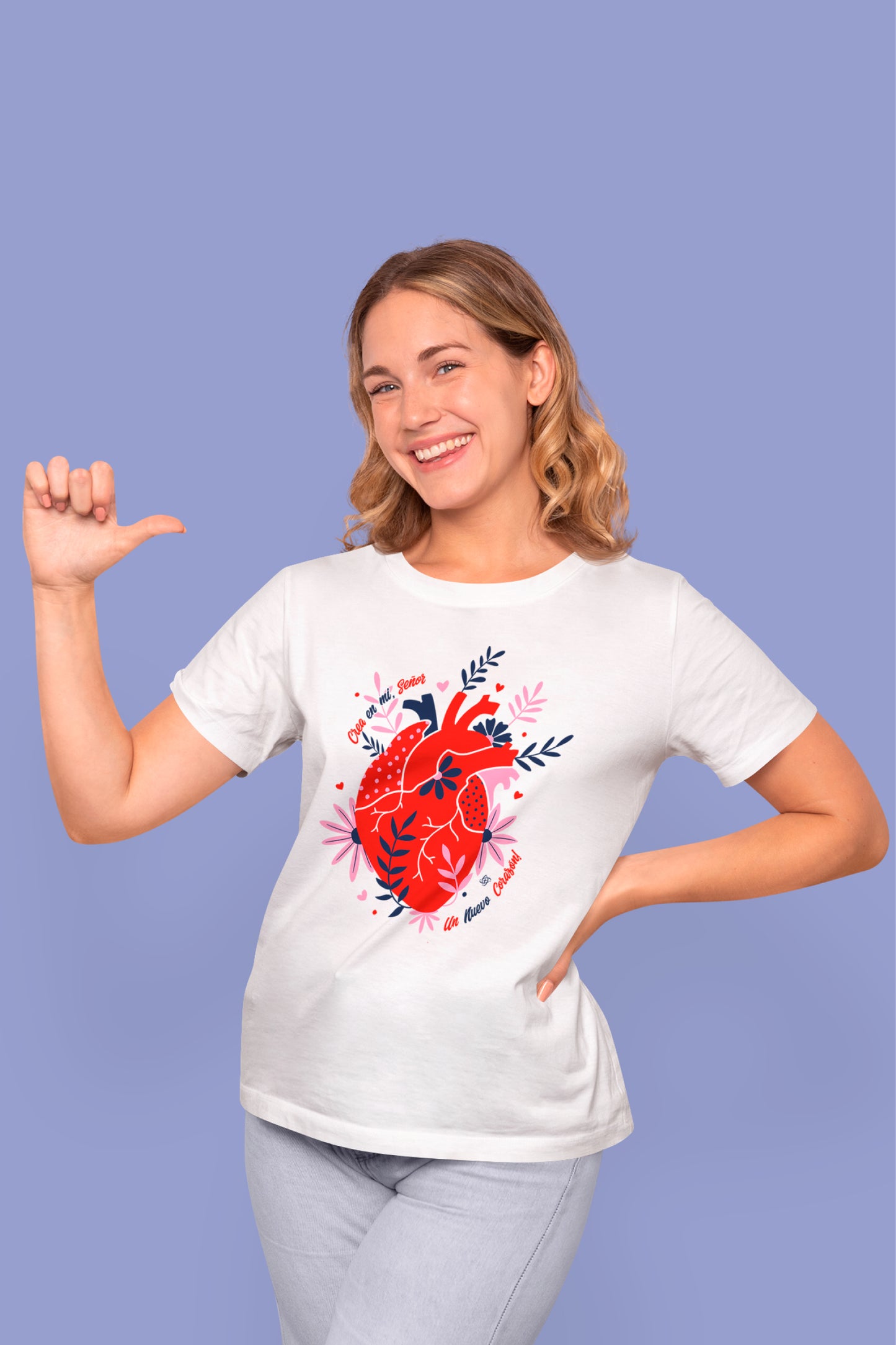 Playera Cristiana Nuevo Corazón | Xtomorfosis Dama