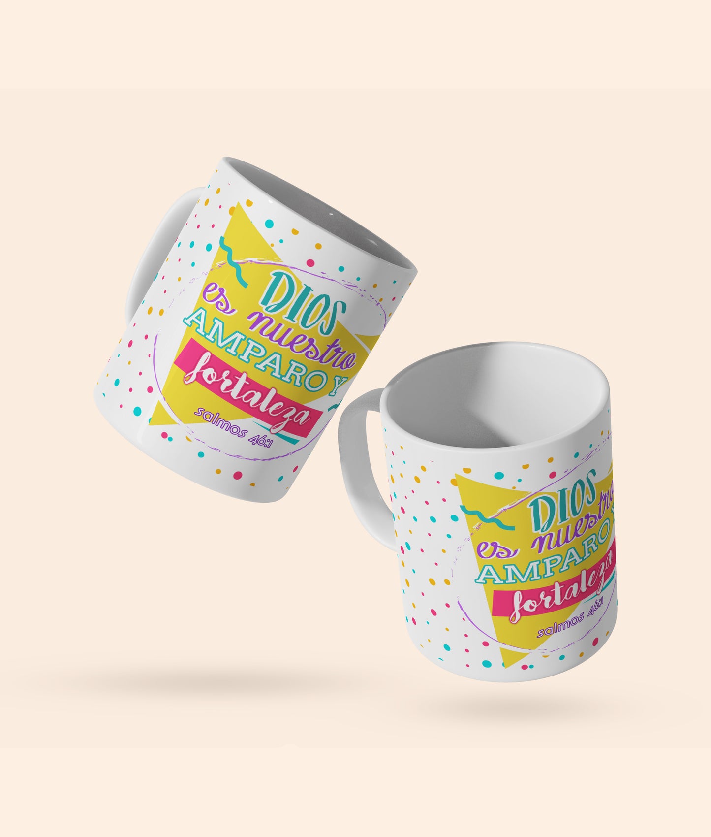 Taza Cristiana Dios es Nuestro | Xtomorfosis Accesorios