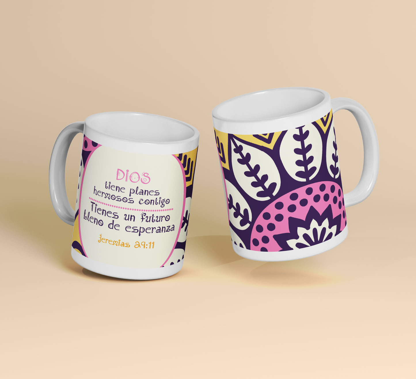 Taza Cristiana Dios tiene Planes | Xtomorfosis Accesorios