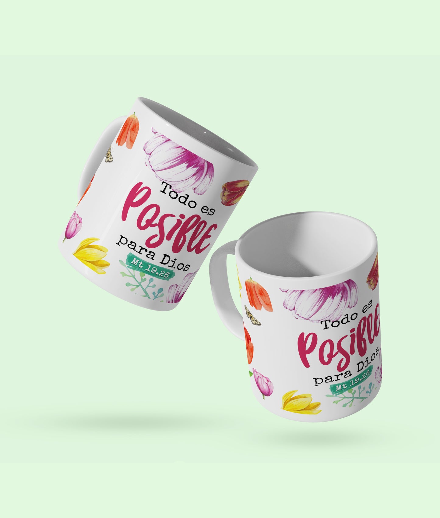 Taza Cristiana Todo es Posible | Xtomorfosis Accesorios