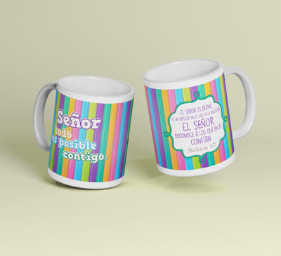 Taza Cristiana El Señor | Xtomorfosis Accesorios