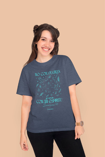 Playera Cristiana Con mi Espíritu | Xtomorfosis Dama