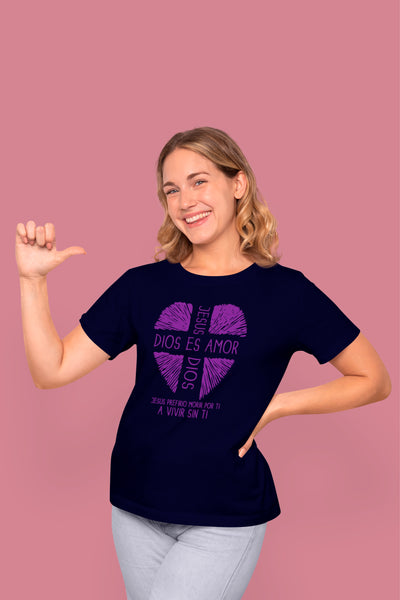 Playera Cristiana Amor | Xtomorfosis Dama