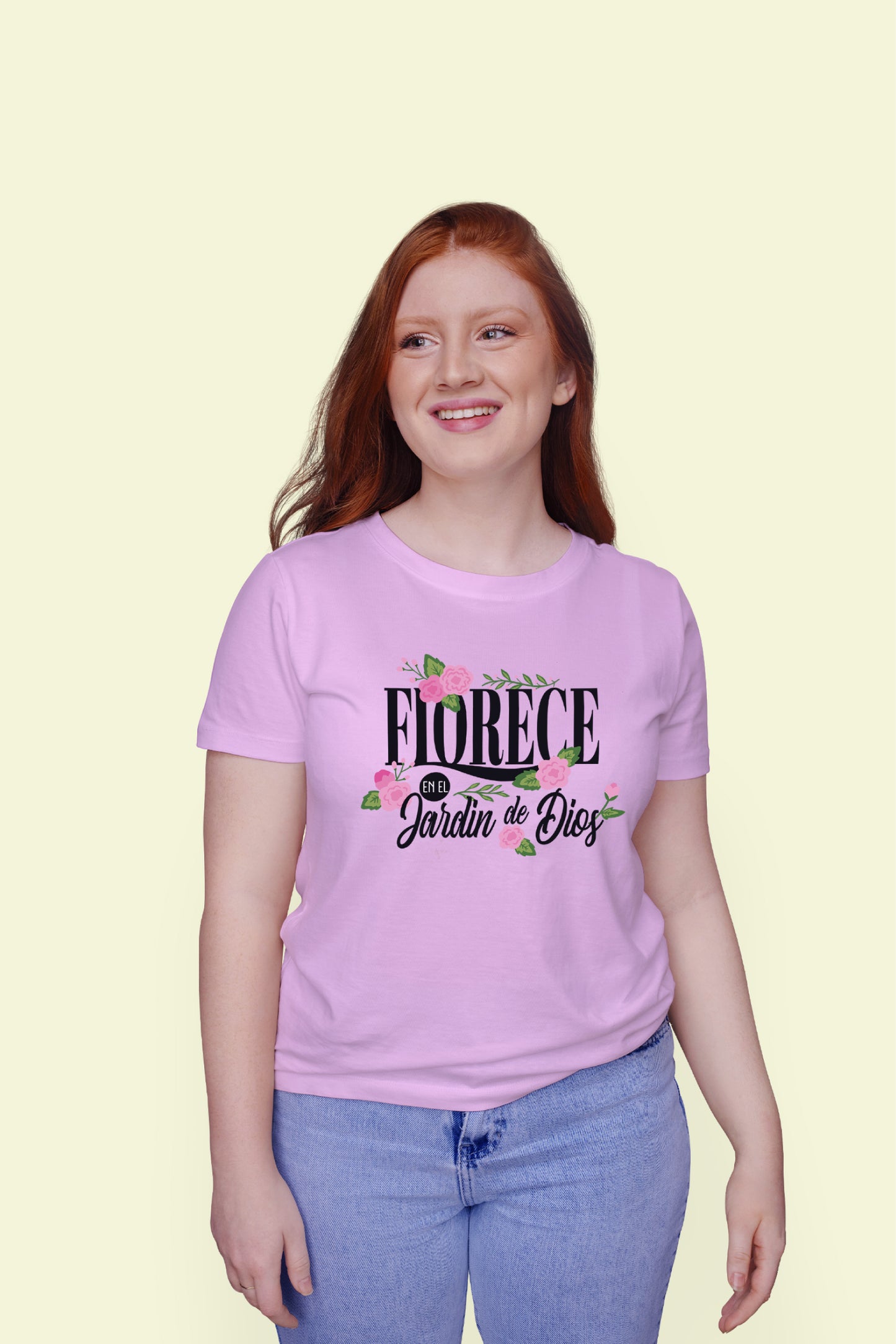 Playera Cristiana Florece en Dios | Xtomorfosis Dama