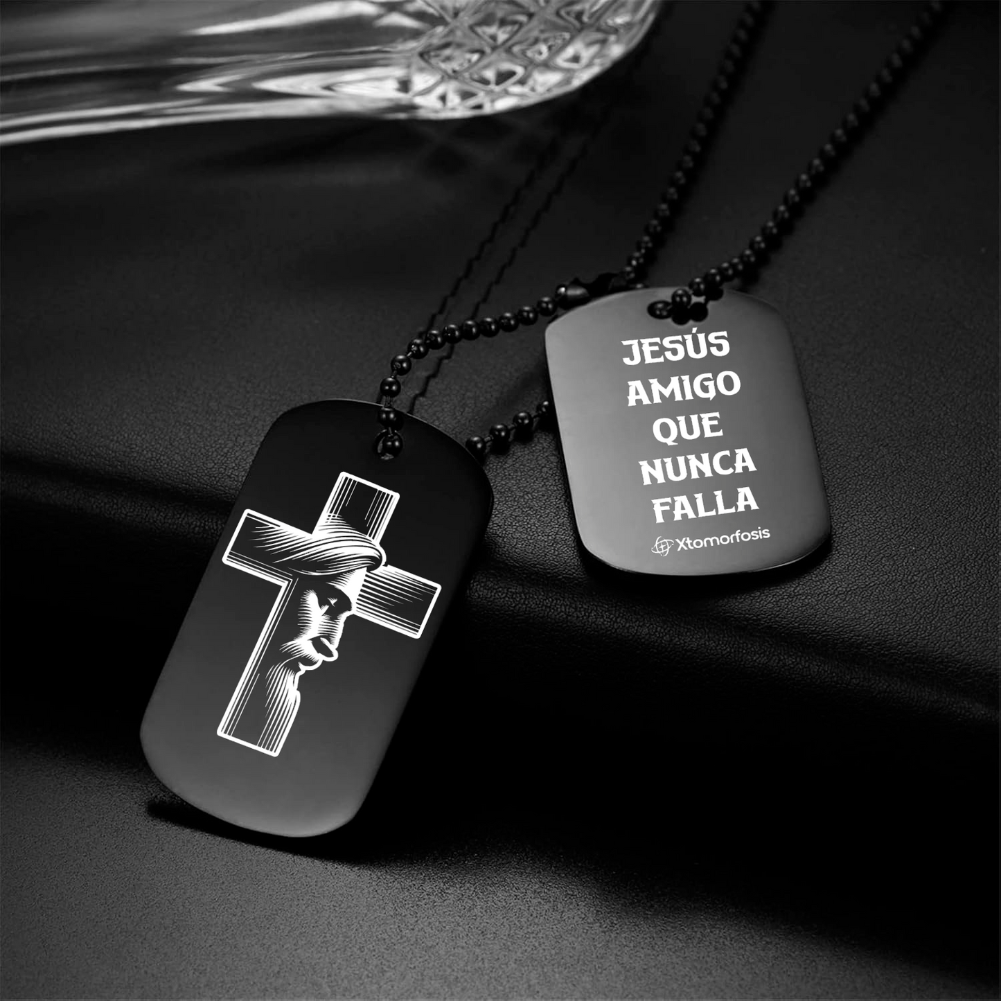 Placa metálica Jesús Amigo